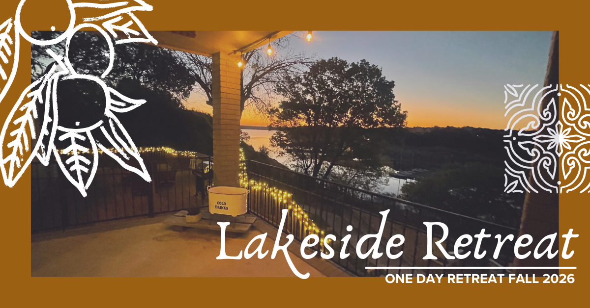 Lakeside retreat view